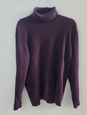 Lauren Ralph Lauren Women's Ribbed Turtleneck Sweater - Plum